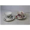 Image 4 : (4) Tea Cups & Saucers - Bell - Royal Stafford - Regina - Paragon