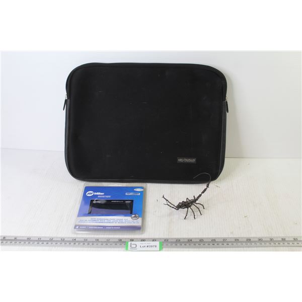 Laptop Case - Auto Darkening Lense for Welding Helmet - Wire Scorpion