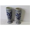 Image 2 : (2) Stone Ware Vases