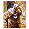 Image 1 : Tiger Climbing Tree by Goncharenko Original