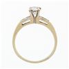 Image 8 : Antique Art Deco 18k White Gold 0.55 ctw European Diamond Solitaire & Accent Rin