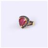 Image 2 : Ruby & Black Diamond Ring by Carlo Rici