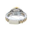 Image 5 : Rolex Ladies 2T Yellow Gold & Stainless Steel Black Index & Pyramid Diamond Wris