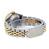 Image 7 : Rolex Ladies 2T Yellow Gold & Stainless Steel Black Index & Pyramid Diamond Wris