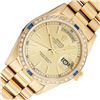 Image 1 : Rolex Mens 18K Yellow Gold Day Date President Champagne Index & Diamond Sapphire