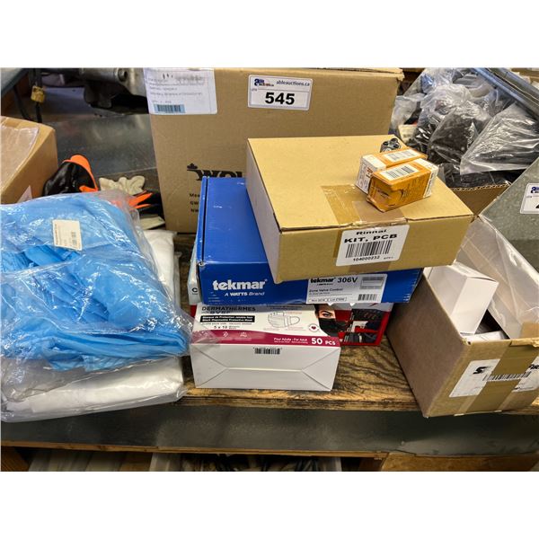 GROUP LOT. FIREPLACE FAN, FIREPLACE WALL TERMINATION KIT, TEKMAR CONTROL, CONDENSATION PUMP,