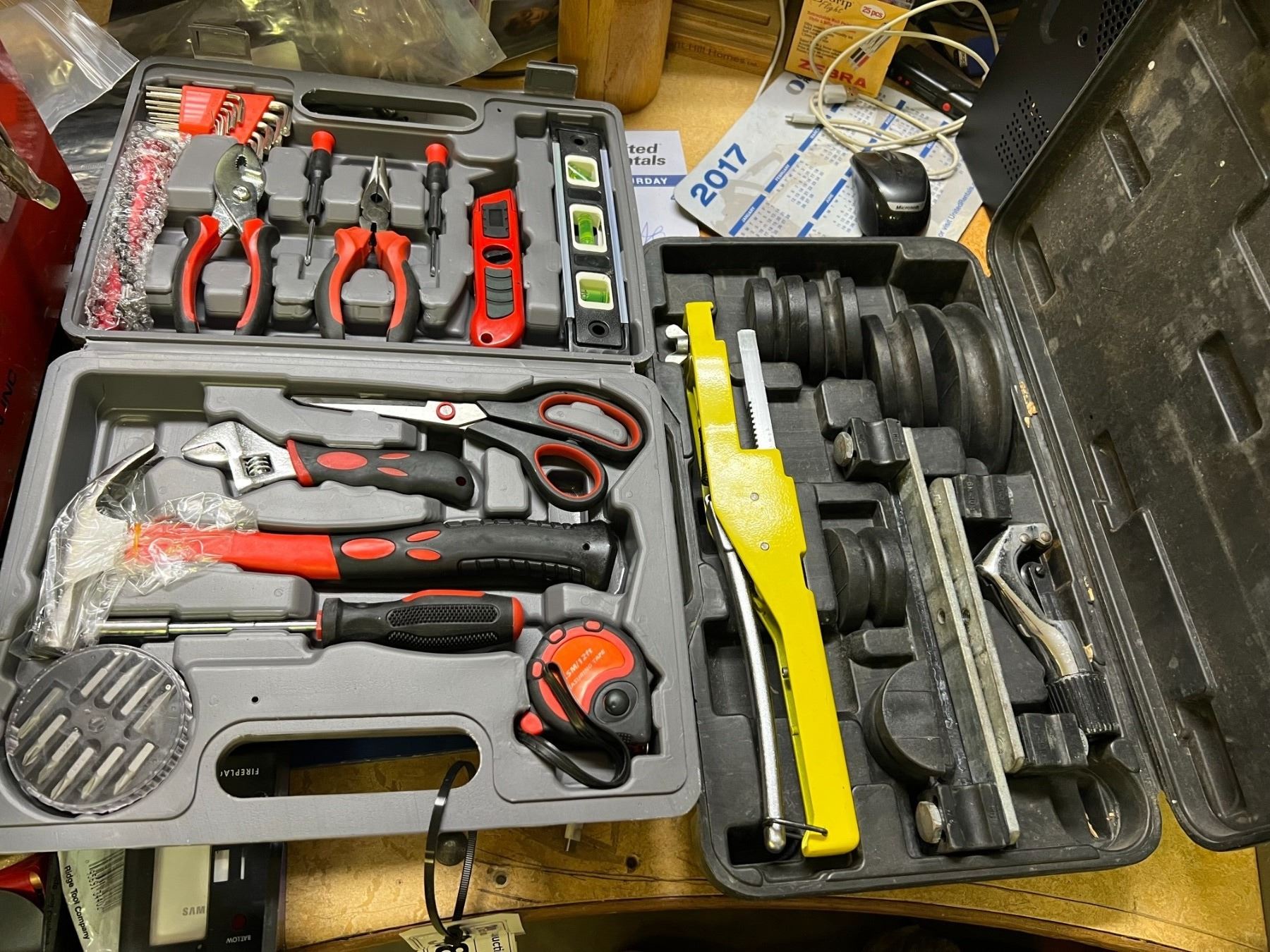 TRANE TOOL SET IN CASE PLUS TUBING BENDER - Able Auctions