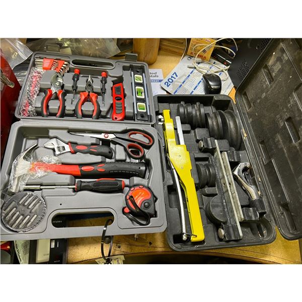 TRANE TOOL SET IN CASE PLUS TUBING BENDER - Able Auctions