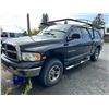 Image 1 : 2004 DODGE RAM 1500 4X4 SLT, 4DR CREW CAB PU, BLACK, VIN # 1D7HU18D94J247057