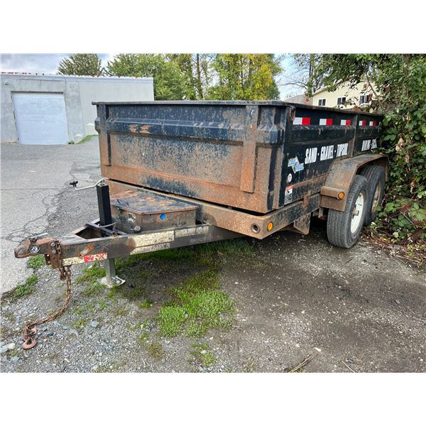 2009 HEAVY DUTY DUMP TRAILER, VIN 4ZEDT122691061112, DUAL AXLE, ELECTRIC DUMP BOX WORKING.