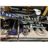 Image 3 : GROUP LOT OF MISC TOOLS - HACK SAWS, CLAMPS, ANGLES, SQUARE SET, PLANER & STAPLERS -