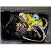 Image 2 : 2 LARGE TOTES OF ASSORTED SAFETY ROPES & OTHER SAFETY TYPE EQUIPMENT (TOTES INCLUDED)