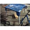 Image 2 : GROUP LOT OF FOLDING TABLE SAW STAND WITH 3 RUN OFF ROLLERS