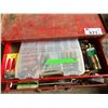 Image 1 : 2 DRAWER TOOL BOX WITH WIRE FEED CONSUMABLES AND SPARE PARTS