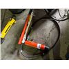 Image 1 : POWER TEAM HYDRAULIC RAM WITH HAND PUMP WITH 3 SMALL HYDRAULIC RAMS AND ADAPTORS