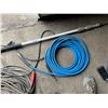 Image 1 : EXTRA LONG EXTENDABLE PRESSURE WASHER WAND AND 50' BLUE PRESSURE WASHER EXTENSION HOSE-EXTENDS TO
