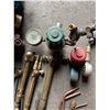Image 4 : CRATE OF GAS TORCH ACCESSORIES. 4 TORCHES- UNIWELD, VICTOR, 6 BRAISING TIPS, 4 REGULATORS