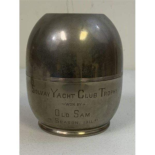 ANTIQUE 1911 SOLVAY YACHT CLUB REGATTA WINNERS TROPHY
