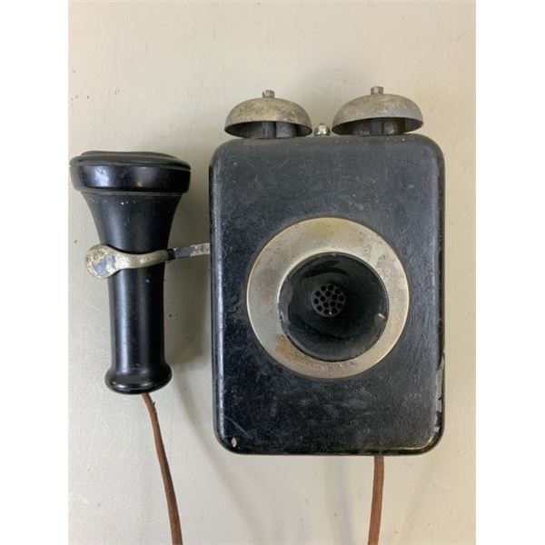 ANTIQUE WALL PHONE THE CONN. TEL. & ELEC. CO