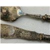 Image 5 : ANTIQUE SILVER ENGRAVED SERVING UTENSILS