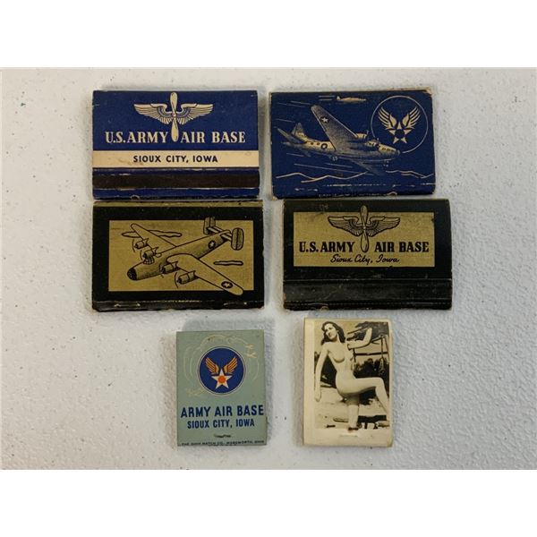 VINTAGE USA WWII ERA US AIR FORCE MATCH BOOKS WITH MATCHES