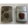 Image 1 : VINTAGE USA MILITARY LIGHTERS ZIPPO AND MARKSMAN