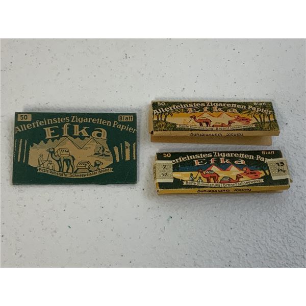 VINTAGE NAZI GERMANY ERA EFKA CIGARETTE ROLLING PAPERS COVERS