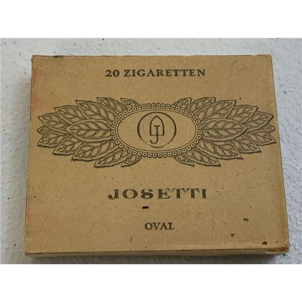 VINTAGE NAZI GERMANY ERA JOSETTI CIGARETTES PACK