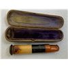 Image 2 : ANTIQUE MEERSCHAUM AND AMBER CIGARETTE CIGAR HOLDER