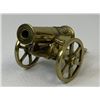 Image 2 : VINTAGE FRENCH NAPOLEONIC BRASS CANNON MODEL
