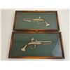 Image 1 : EARLY GUNS WALL DISPLAY ART PAIR OF 2