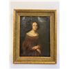 Image 3 : RUSSIA 19th CENTURY ANTIQUE OIL ON CANVAS PAINTING OF A NOBLE WOMAN