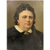 Image 1 : RUSSIA 19th CENTURY ANTIQUE OIL ON BOARD PAINTING OF A WOMAN