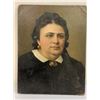 Image 2 : RUSSIA 19th CENTURY ANTIQUE OIL ON BOARD PAINTING OF A WOMAN