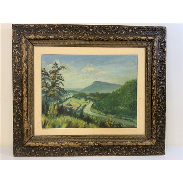 REKER 1948 OIL ON CANVAS  PAINTING FRAMED
