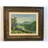 Image 1 : REKER 1948 OIL ON CANVAS  PAINTING FRAMED