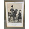 Image 3 : IMPERIAL RUSSIAN MILITARY UNIFORMS ANTIQUE FRAMED ENGRAVINGS