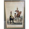 Image 3 : IMPERIAL RUSSIAN MILITARY UNIFORMS ANTIQUE COLOR FRAMED ENGRAVINGS