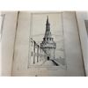Image 5 : IMPERIAL RUSSIA SET OF RELIGIOUS BUILDINGS CHURCHES ANTIQUE DRAWINGS