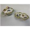 Image 1 : VINTAGE HUNGARIAN HEREND PORCELAIN "BUTTERFLIES" SOUP BOWL AND DISH