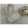 Image 5 : VINTAGE HUNGARIAN HEREND PORCELAIN "BUTTERFLIES" SOUP BOWL AND DISH