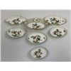 Image 4 : VINTAGE HUNGARIAN HEREND PORCELAIN "ROTHSCHILD BIRD" PLATES DISHES LOT OF 7