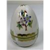Image 1 : VINTAGE HUNGARIAN HEREND PORCELAIN "BUTTERFLY" 4.5" EGG BOX