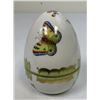 Image 2 : VINTAGE HUNGARIAN HEREND PORCELAIN "BUTTERFLY" 4.5" EGG BOX