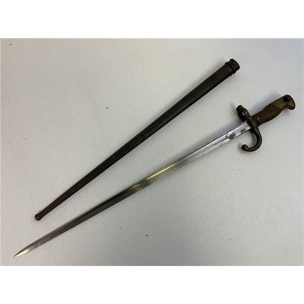 ANTIQUE FRENCH MODEL 1874 GRAS BAYONET