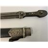 Image 2 : ANTIQUE RUSSIAN COSSACK CAUCASIAN KINJAL DAGGER SILVER DECORATED