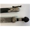 Image 5 : ANTIQUE RUSSIAN COSSACK CAUCASIAN KINJAL DAGGER SILVER DECORATED