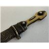Image 10 : ANTIQUE RUSSIAN COSSACK CAUCASIAN KINJAL DAGGER 84 SILVER DECORATED