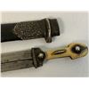 Image 9 : ANTIQUE RUSSIAN COSSACK CAUCASIAN KINJAL DAGGER 84 SILVER DECORATED