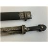 Image 2 : ANTIQUE RUSSIAN COSSACK CAUCASIAN KINJAL DAGGER SILVER DECORATED SIGNED